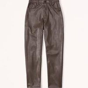Brown Leather Pants